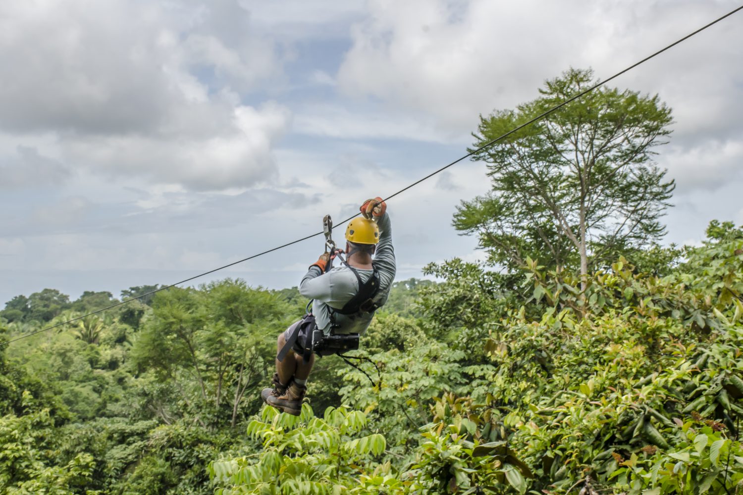 ziplining
