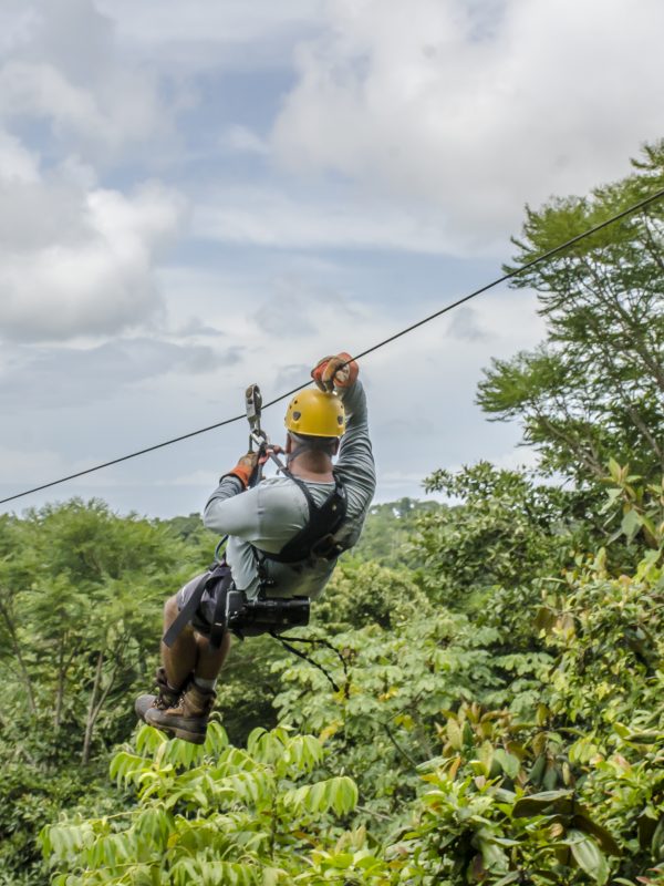 ziplining
