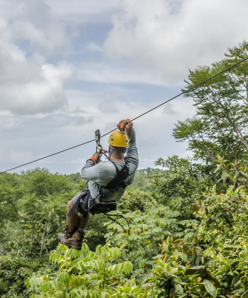 ziplining